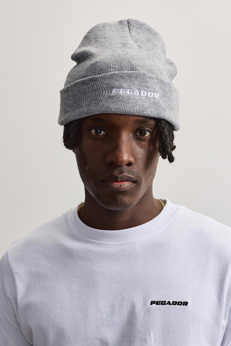 Logo Beanie Grey Melange