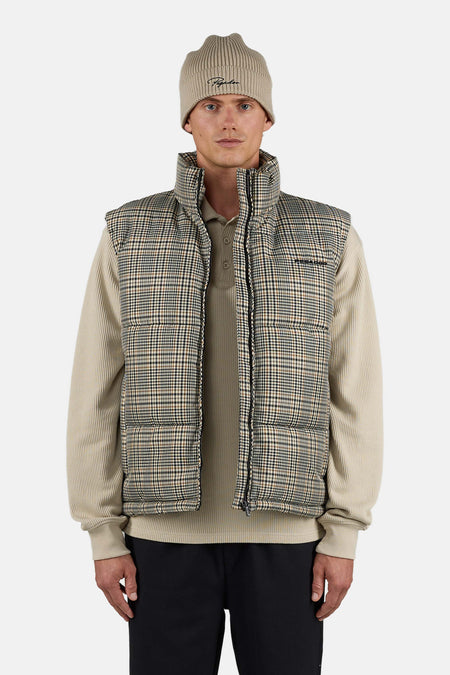 Landin Puffer Vest Checked