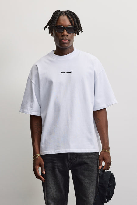 Logo Boxy Tee White