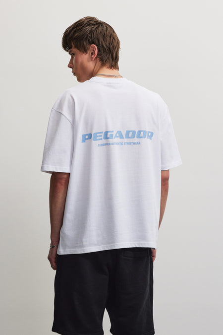Colne Logo Oversized Tee White