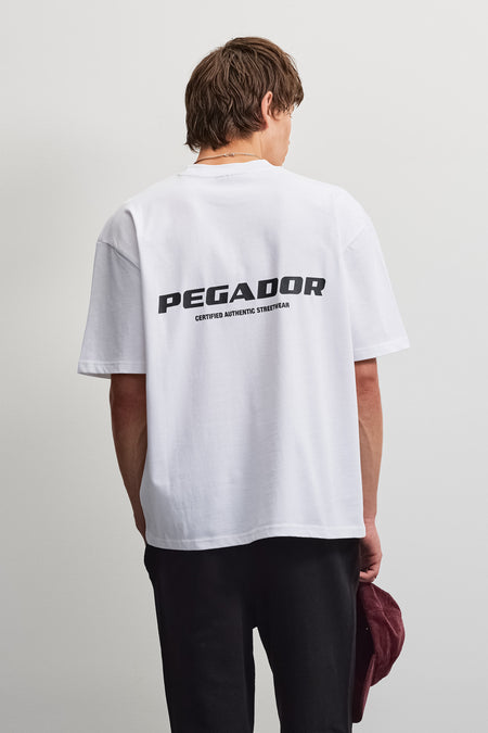 Colne Logo Oversized Tee White
