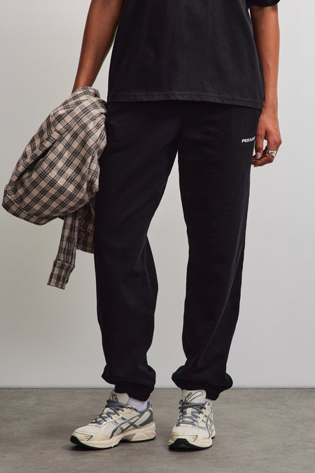 Villa High Waisted Sweat Pants Black