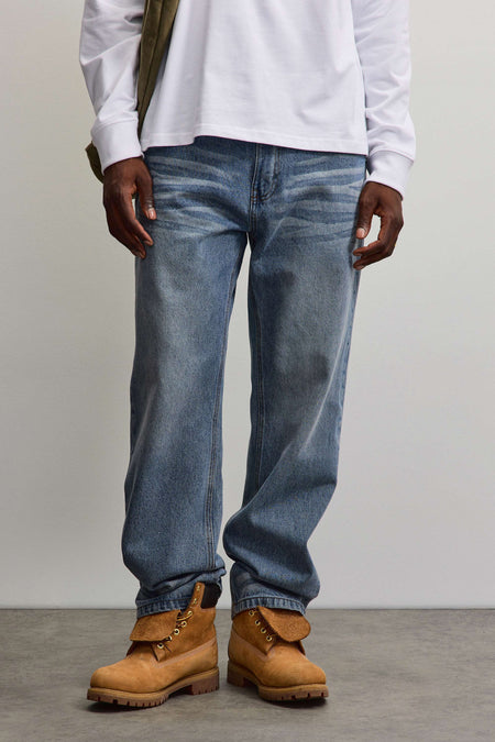 Baltra Baggy Jeans Sprayed Washed Blue