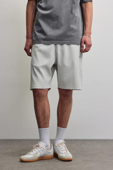 Troy Plissee Shorts Fog Grey