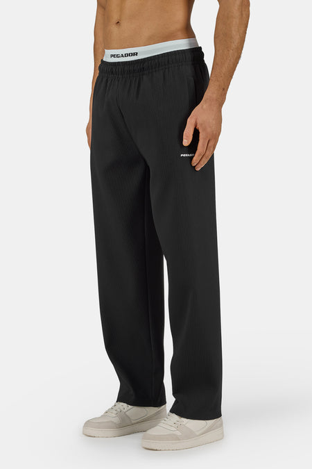 Troy Plissee Pants Black