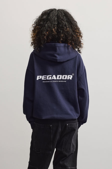 Ramira Oversized Sweat Jacket Indigo Blue