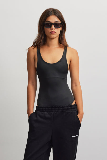 Donna String Top Body Black