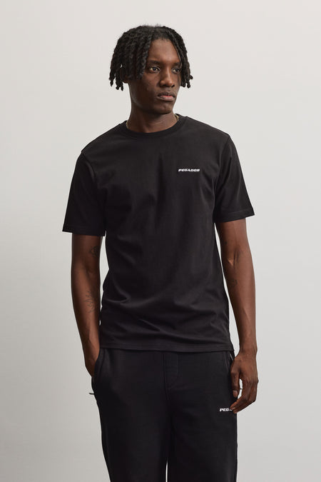 Logo Slim Tee Washed Black