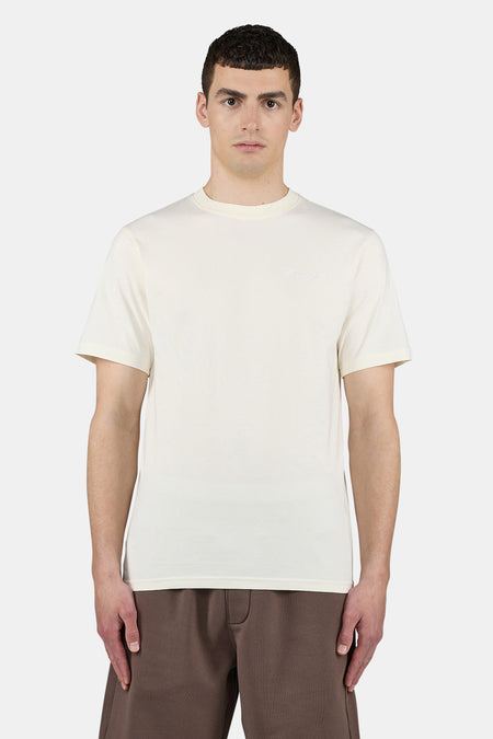 Logo Slim Tee Washed Unbleached