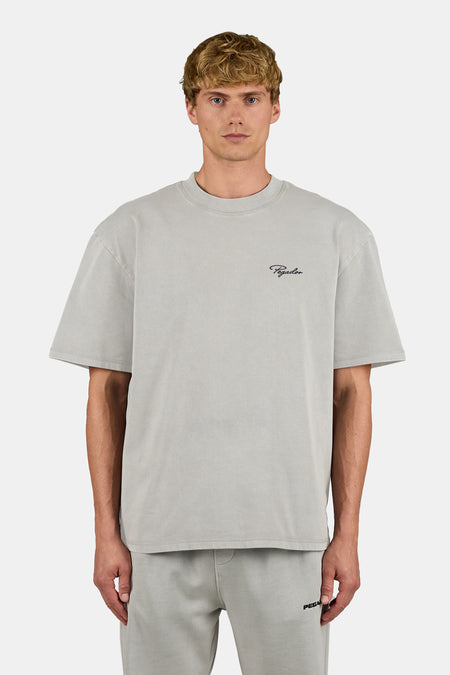 Signar Oversized Tee Vintage Light Grey