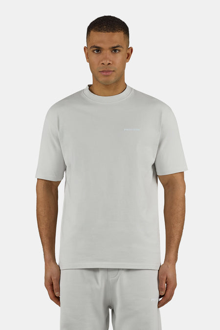 Logo Regular Tee Washed Fog Grey
