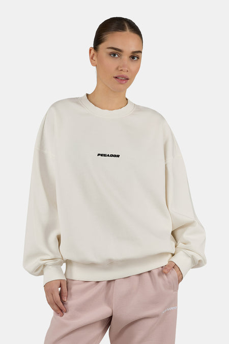Sela Oversized Sweater Washed Warm White