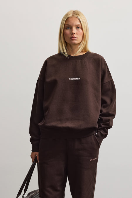 Sela Oversized Sweater Deep Brown