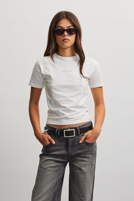 Yona Slim Tee Warm White Gum