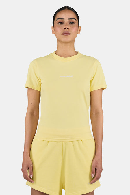 Yona Slim Tee Soft Yellow