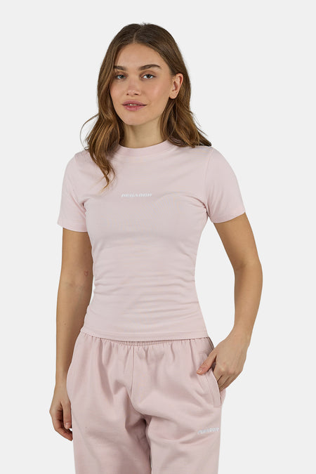 Yona Slim Tee Powder Pink