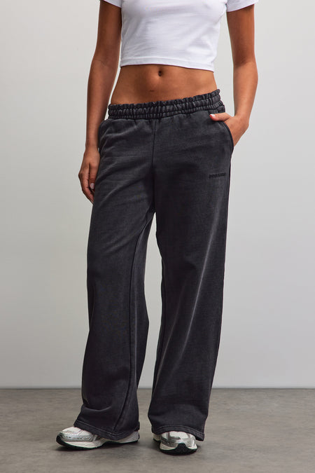 Anni Wide Sweat Pants Vintage Black