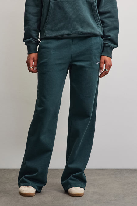 Anni Wide Sweat Pants Dark Teal
