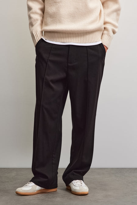 Mador Wide Suit Pants Black