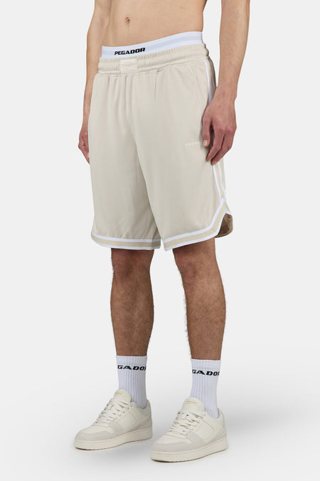 Bavon Basketball Shorts Light Beige