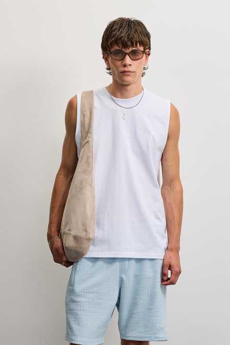 Signar Sleeveless Tee White