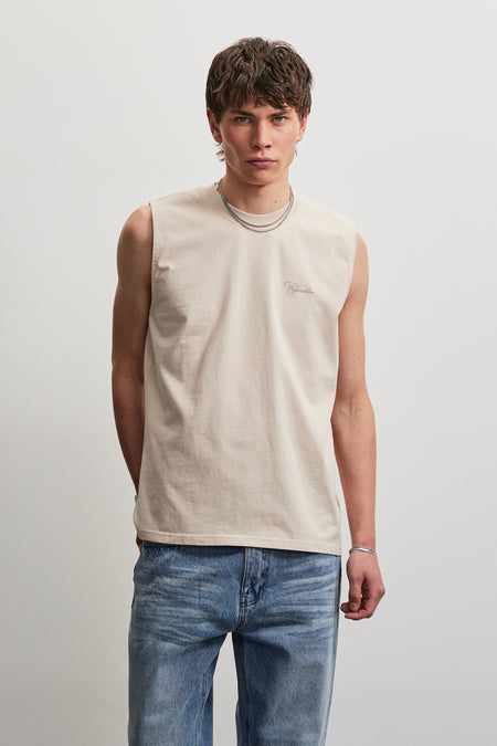 Signar Sleeveless Tee Cream
