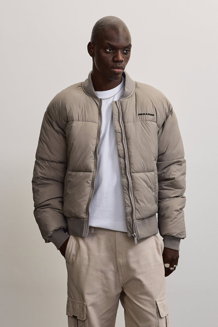 Valle Puffer Bomberjacket Rock Grey