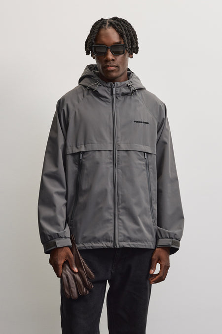 Mason Hooded Windbreaker Anthracite