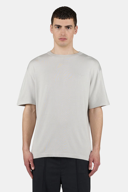 Casan Fine Knit Oversized Tee Pure Grey