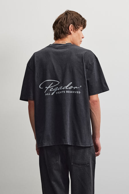 Pike Oversized Tee Vintage Black