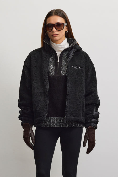 Tamsin Teddy Jacket Black