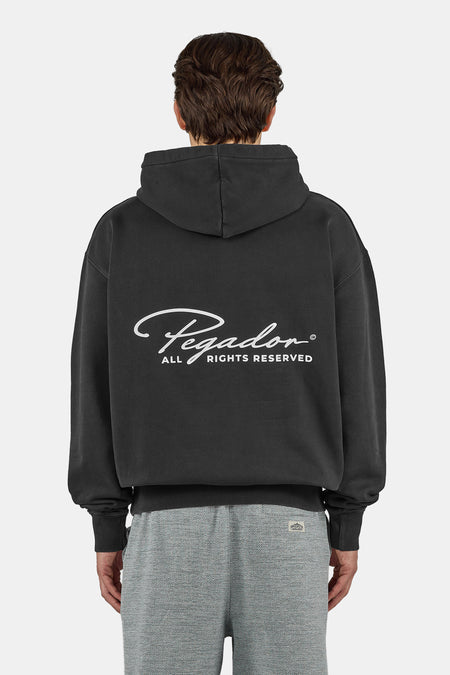 Pike Oversized Hoodie Vintage Black
