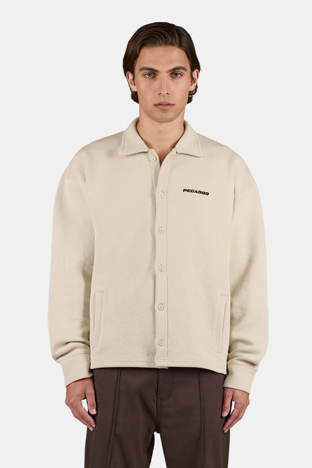 Tate Structured Overshirt Stone