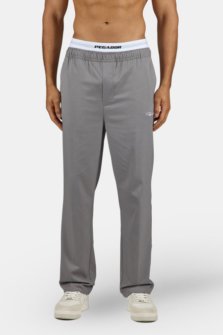 Darren Regular Smart Pants Mid Grey