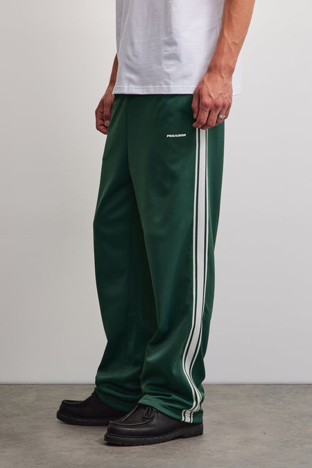 Viro Wide Track Pants Solid Green