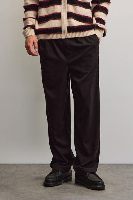 Taro Wide Smart Pants Black