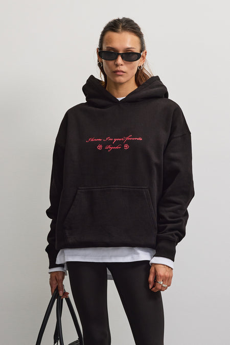 Levadia Oversized Hoodie Black
