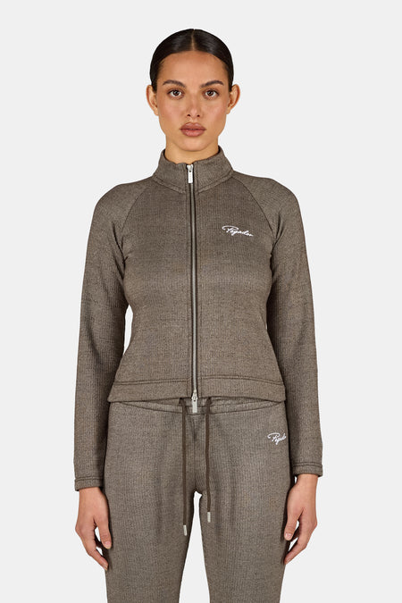 Tirana Slim Lounge Jacket Walnut Brown