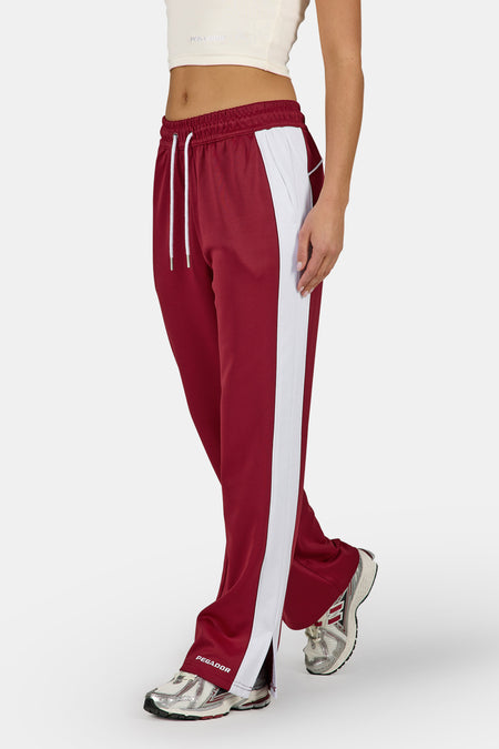 Martera Track Pants Burgundy Red