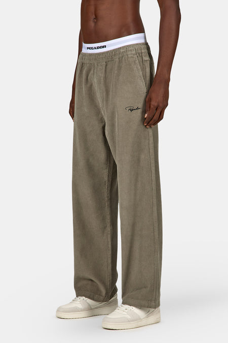 Bilaspur Wide Cord Pants Flint Grey