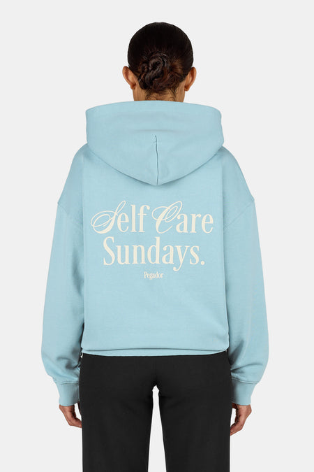 Deva Oversized Hoodie Frost Blue