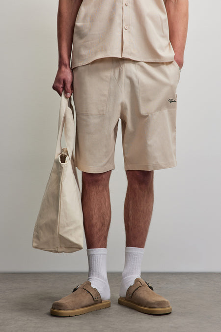 Camogli Linen Shorts Cream