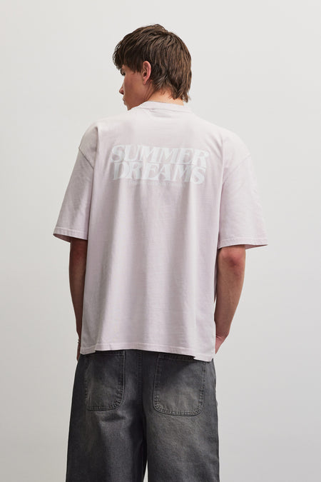 Riga Oversized Tee Light Lilac