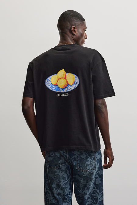 Skive Oversized Tee Washed Black