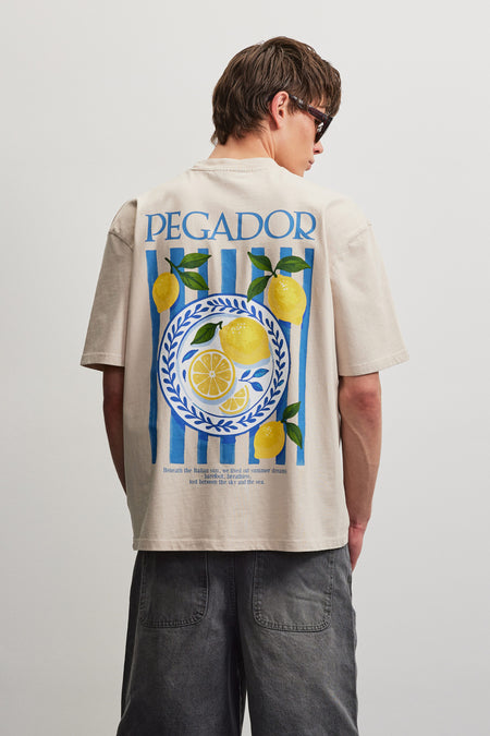 Palmela Oversized Tee Washed Cream
