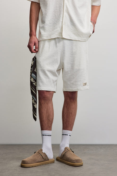 Arcos Slub Terry Shorts Unbleached