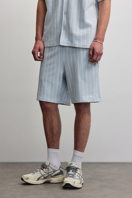 Forno Structured Shorts Ocean Blue