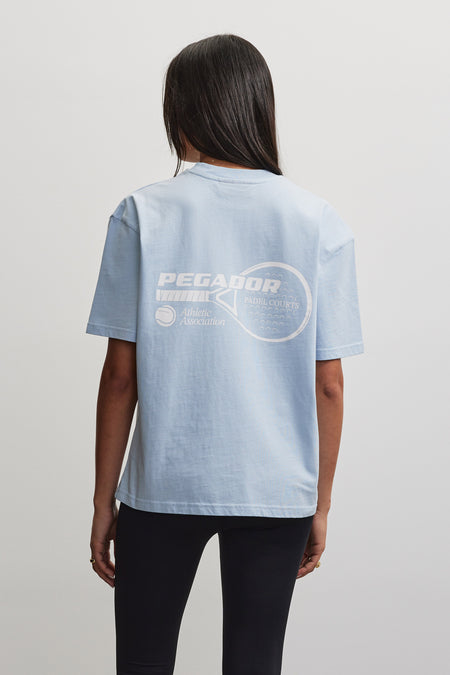 Umag Relaxed Tee Washed Ocean Blue (Unisex)