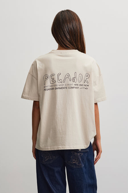 Jaca Oversized Tee Cream
