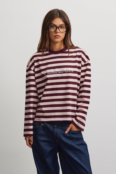 Jerez Oversized Longsleeve Dark Red